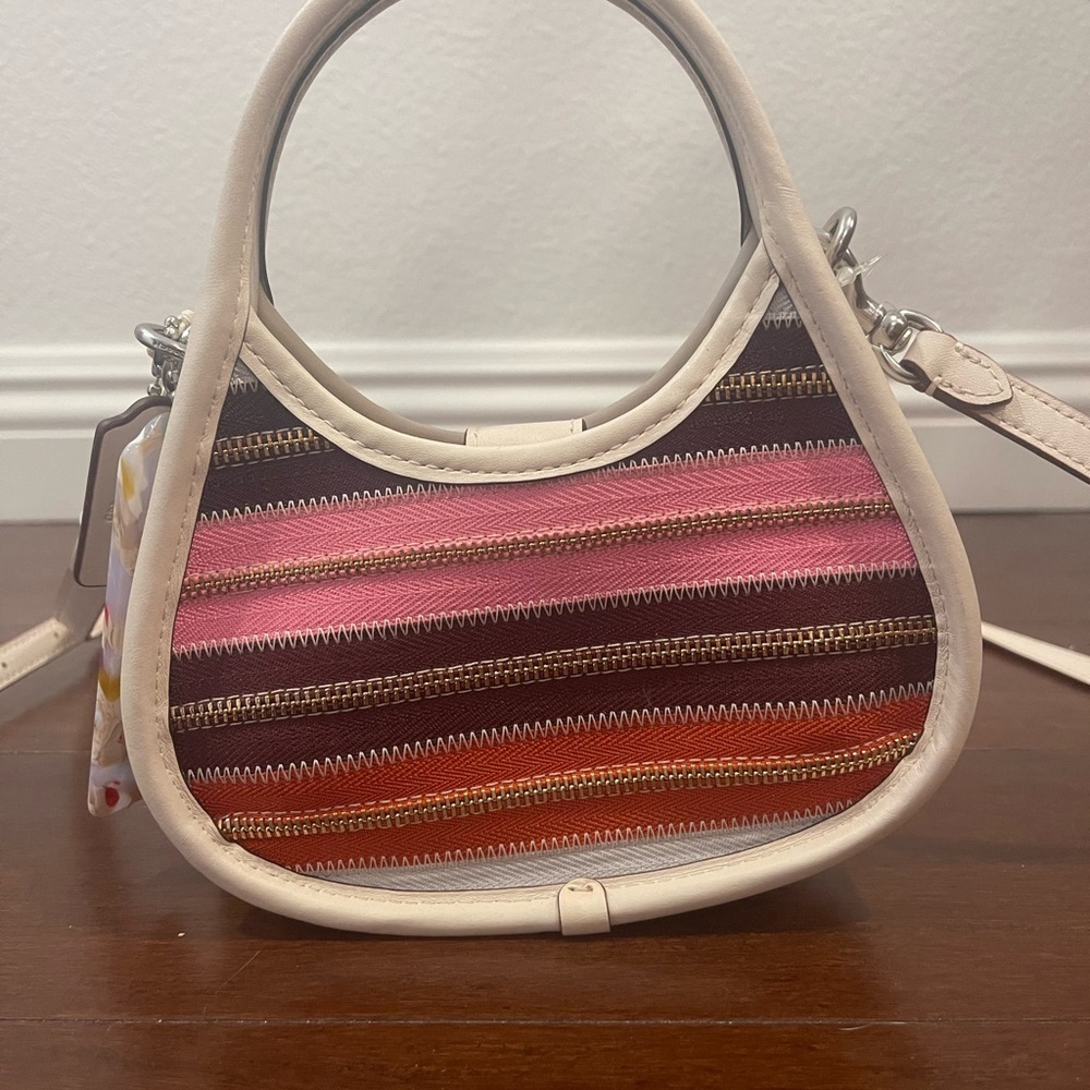 nwt Coachtopia mini ergo Bag with Crossbody strap in Upcrafted Zippers - Picture 3 of 9